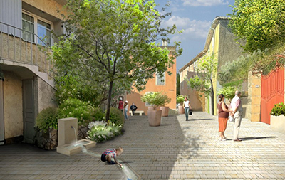 Présentation des travaux de requalification du centre ancien